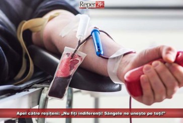 Apel către reșițeni: „Nu fiți indiferenți! Sângele ne unește pe toți!”