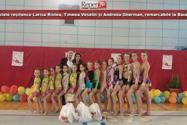 Gimnastele reșițence Larisa Ristea, Timeea Veselin și Andreea Gherman, remarcabile la Baia Mare!