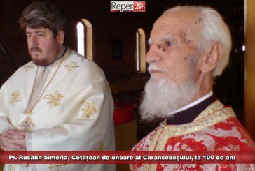 Pr. Rusalin Simeria, Cetățean de onoare al Caransebeșului, la 100 de ani