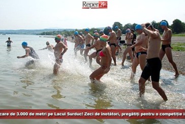Provocare de 3.000 de metri pe Lacul Surduc! Zeci de înotători, pregătiți pentru o competiție inedită
