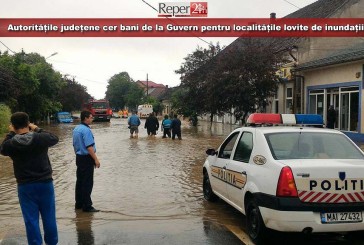 Autoritățile județene cer bani de la Guvern pentru localitățile lovite de inundații! Vezi aici suma!