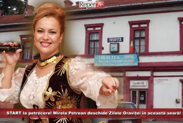 START la petrecere! Mirela Petrean deschide Zilele Oraviței în această seară!