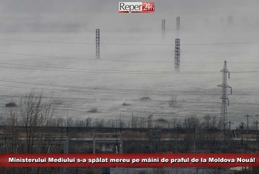Ministerului Mediului s-a spălat mereu pe mâini de praful de la Moldova Nouă!