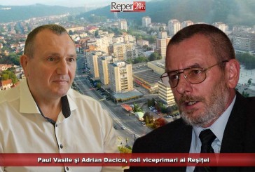 Paul Vasile şi Adrian Dacica, noii viceprimari ai Reşiței