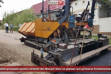 Asfalt proaspăt pentru străzile din Bocșa! Vezi ce planuri are primarul Cismăneanțu!
