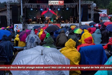 Baniciu și Ducu Bertzi alungă mâine norii! Vezi dacă și cât ne va ploua la regalul de folk din weekend!