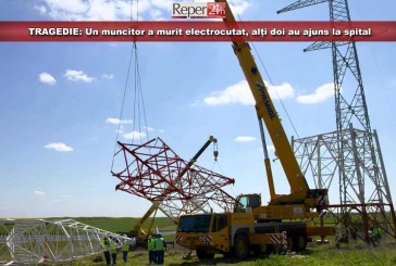 TRAGEDIE: Un muncitor a murit electrocutat, alți doi au ajuns la spital