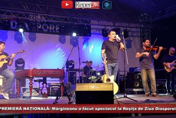 PREMIERĂ NAȚIONALĂ: Mărgineanu a făcut spectacol la Reșița de Ziua Diasporei