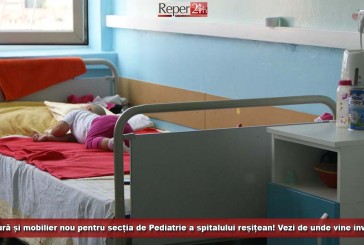 Aparatură și mobilier nou pentru secția de Pediatrie a spitalului reșițean! Vezi de unde vine investiția!
