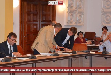 Vot în Consiliul Județean! Au fost aleși reprezentanții forului în consilii de administrare și colegii directoare!