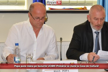 Popa pune mâna pe bunurile UCMR! Primăria se mută la Casa de Cultură!