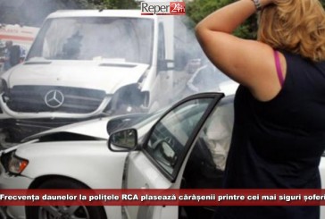 Frecvența daunelor la polițele RCA plasează cărășenii printre cei mai siguri șoferi! Vezi care sunt cei mai periculoși!