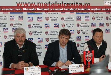 Fostul consilier local, Gheorghe Năsturel, a semnat transferul juniorilor reșițeni către Rufă!