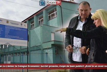 Recepție cu cântec la Colegiul Economic: lucrări proaste, risipă de bani publici! „Este la un nivel rezonabil”