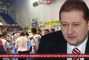 Performanța HC Adrian Petrea, răsplătită cu un șut în cur de către Consiliul Local Reșița!