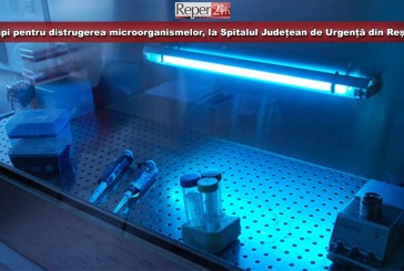 Lămpi pentru distrugerea microorganismelor, la Spitalul Județean de Urgență din Reșița!