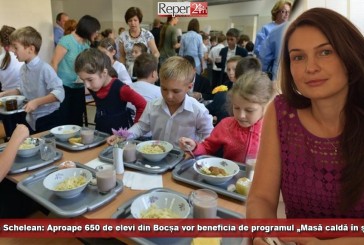 Valeria Schelean: Aproape 650 de elevi din Bocșa vor beneficia de programul „Masă caldă în școală”!