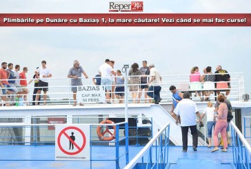 Plimbările pe Dunăre cu Baziaș 1, la mare căutare! Vezi când se mai fac curse!