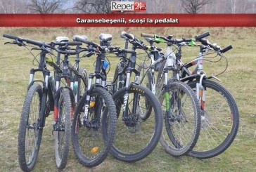 Caransebeşenii, scoși la pedalat