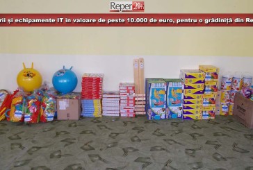 Jucării și echipamente IT în valoare de peste 10.000 de euro, pentru o grădiniță din Reșița!
