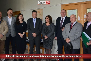 Liberalii cărășeni, în frunte cu Vela și Schelean, și-au depus listele pentru alegerile parlamentare!