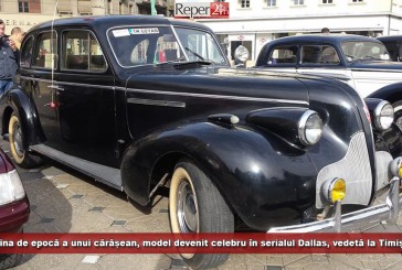Mașina de epocă a unui cărășean, model devenit celebru în serialul Dallas, vedetă la Timișoara!
