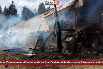 Incendiu în Poiana Lupului! Locul unde se ține Festivalul de Jazz de la Gărâna a ars din temelii!