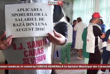 GREVĂ GENERALĂ la spitalele din Reșița și Caransebeș! „Trebuie să ne câștigăm și noi drepturile”