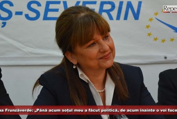 Doina Frunzăverde: „Până acum soțul meu a făcut politică, de acum înainte o voi face eu”!