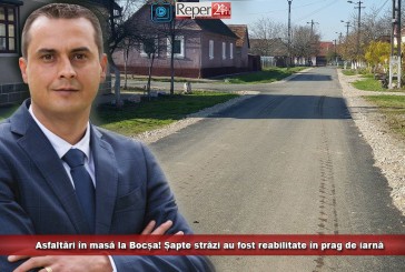 Asfaltări în masă la Bocșa! Șapte străzi au fost reabilitate în prag de iarnă