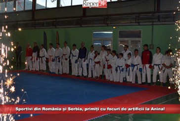 Sportivi din România și Serbia, primiți cu focuri de artificii la Anina!