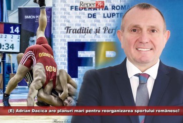 (E) Adrian Dacica are planuri mari pentru reorganizarea sportului românesc!