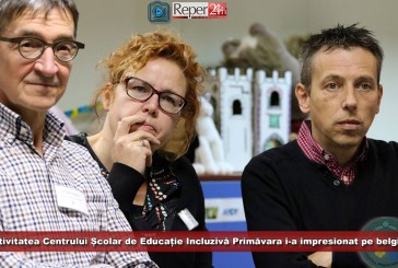 Specialiști din Belgia, la Reșița! Activitatea Centrului Școlar de Educație Incluzivă Primăvara i-a impresionat pe belgieni