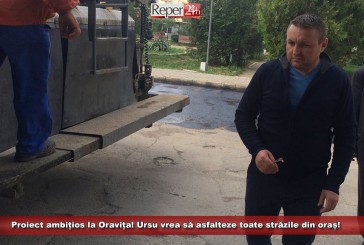 Proiect ambițios la Oravița! Ursu vrea să asfalteze toate străzile din oraș!