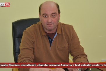 Gheorghe Românu, nemulțumit: „Bugetul orașului Anina nu a fost calculat conform legii”!