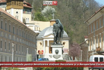 Două persoane, reținute pentru devalizarea stațiunii Băile Herculane și a Aeroportului Caransebeș!