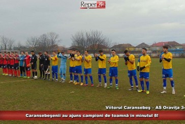 Caransebeşenii au ajuns campioni de toamnă în minutul 8!  Viitorul Caransebeş – AS Oraviţa 3-0 (2-0)