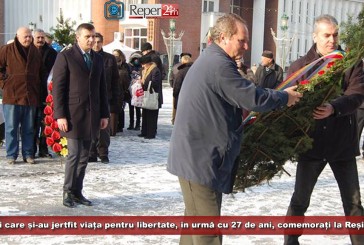 Eroii care și-au jertfit viața pentru libertate, în urmă cu 27 de ani, comemorați la Reșița!