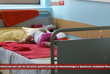 Aparatură de zeci de mii de euro, pentru secția de Neonatologie a Spitalului Județean Reșița!