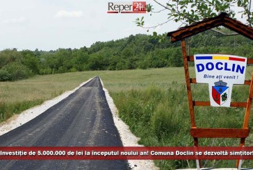 Investiție de 5.000.000 de lei la începutul noului an! Comuna Doclin se dezvoltă simțitor!