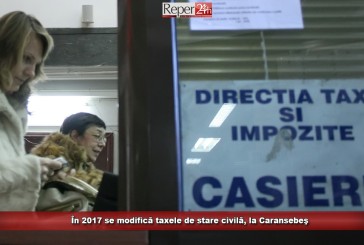 În 2017 se modifică taxele de stare civilă, la Caransebeș