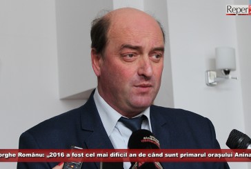 Gheorghe Românu: „2016 a fost cel mai dificil an de când sunt primarul orașului Anina”!