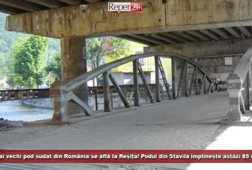 Cel mai vechi pod sudat din România se află la Reșița! Podul din Stavila împlinește astăzi 85 de ani!