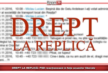 DREPT LA REPLICĂ: PSD reacționează în fața acuzelor liberale