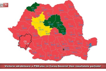 UPDATE: Victorie zdrobitoare a PSD-ului în Caraș-Severin! Vezi rezultatele FINALE