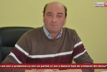 Gheorghe Românu: „Nu am nici o problemă cu nici un partid, ci am o datorie față de cetățenii din Anina”!