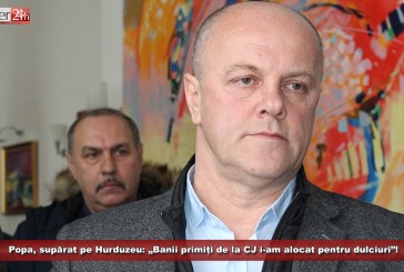 Popa, supărat pe Hurduzeu: „Mi-au dat cu ușa în nas! Banii primiți de la CJ i-am alocat pentru dulciuri”!
