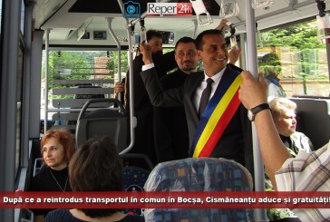 După ce a reintrodus transportul în comun în Bocșa, Cismăneanțu aduce și gratuități! Vezi cine circulă pe GRATIS!