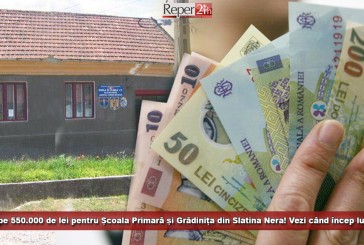 Aproape 550.000 de lei pentru Școala Primară și Grădinița din Slatina Nera! Vezi când încep lucrările