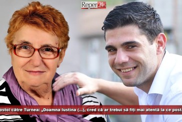 Apostol către Turnea: „Doamna Iustina (…), cred că ar trebui să fiți mai atentă la ce postați”